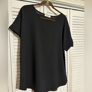Black dressy blouse size xl